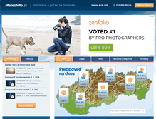 Tablet Screenshot of meteoinfo.sk