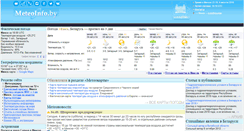 Desktop Screenshot of meteoinfo.by